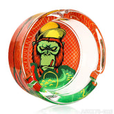 Gorilla Roling Stars 85mm Circular Ashtray With Grs Gorilla Pattern Printed On The Bottom, Weighing 218g/Pcs, 6 Mixed/Display Boxes