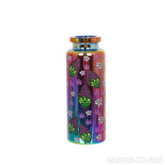 Gorilla Roling Stars Brand Series Transparent Glass Bottle Water Pipe+1 Small Silicone Straw+1 Metal Tube, Uv Pattern On The Bottle Body, 12 Mixed/1 Display Box