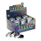Gorilla Rolling Stars Zinc Alloy Tobacco Grinder, 4 Lay Ø 40 Metal Herb Grinder, Portable & Easy Clean Smoker Grinder, 12 PCS / Box