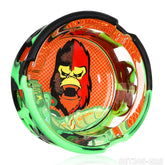 Gorilla Roling Stars Grs Brand Glass Ashtray Combination Set: 85mm Glass Ashtray