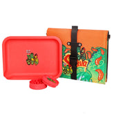 Gorilla rolling star smoking kit plastic grinder+smoking pipe+ joint holder+rolling paper+rolling tray