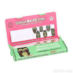 Gorilla Rolling Star Smoking Kit Plastic Grinder+Glass Pipe+ Joint Holder+Rolling Paper+Rolling Tray+Pre-Rolled Cone