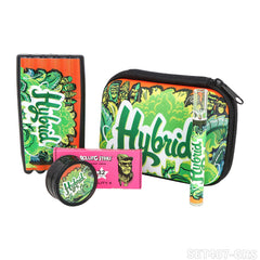 Gorilla rolling star smoking kit plastic grinder+smoking pipe+5 holes joint holder+rolling paper