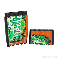 Gorilla rolling star smoking kit plastic grinder+smoking pipe+5 holes joint holder+rolling paper