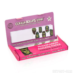 Gorilla rolling star smoking kit plastic grinder+smoking pipe+5 holes joint holder+rolling paper