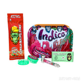 Gorilla rolling star smoking kit rolling paper++hemp wrap +metal pipe+joint holder+grinder