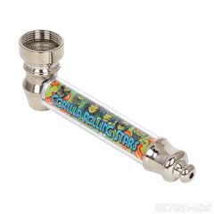 Gorilla Rolling Star Smoking Pipe Kit Metal Pipe+Plastic Grinder