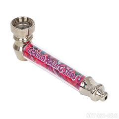 Gorilla Rolling Star Smoking Pipe Kit Metal Pipe+Plastic Grinder