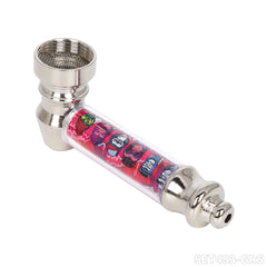 Gorilla Rolling Star Smoking Pipe Kit Metal Pipe+30mm Plastic Grinder