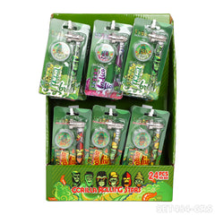 Gorilla Rolling Star Smoking Pipe Kit Glass Pipe+Plastic Grinder