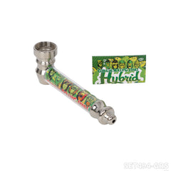 Gorilla Rolling Star Smoking Pipe Kit With Metal Pipe + Stainless Steel Screen
