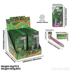 Gorilla Rolling Star Smoking Pipe Kit With Metal Pipe + Stainless Steel Screen