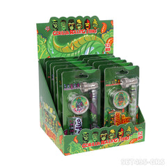 Gorilla Rolling Star Smoking Pipe Kit With Glass Pipe +Metal Grinder+Stainless Steel Screen