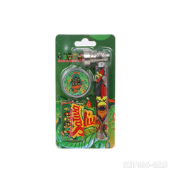 Gorilla Rolling Star Smoking Pipe Kit With Metal Pipe +Metal Grinder+Stainless Steel Screen