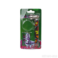 Gorilla Rolling Star Smoking Pipe Kit With glass Pipe + Stainless Steel Screen