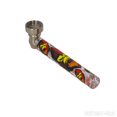 Gorilla Rolling Star Smoking Pipe Kit With glass Pipe + Stainless Steel Screen