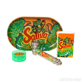 Gorilla Rolling Star Smoking Kit With Lighter+Metal Pipe+Plastic Grinder