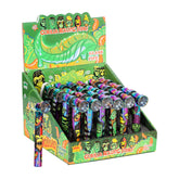 GORILLA ROLLING STARS Aluminum Alloy Tobacco Pipe, 26 x 95mm Smoking Pipes with Metal Bowl, 24 PCS / Box