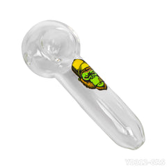 Gorilla Roling Stars Brand Glass Pipe: The Pipe Has A Transfer Film Pattern On It, Measuring 101mm In Length, 39mm In Width, 43g, 12 Pieces Per Display Box