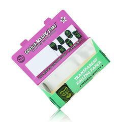 GORILLA ROLLING STARS 1 1/4 Size Transparent Cellulose Rolling Papers with Rolling Tips, Slow Burning & Organic Rolling Paper, 32 PCS / Pack 24 Pack / Box
