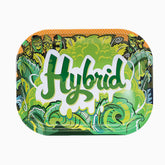 GORILLA ROLLING STARS Tinplate Rolling Tray, 180 x 140 mm Smooth Rounded Edge Rolling Tray, Portable Cigarette Rolling Tray