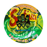 GORILLA ROLLING STARS Round Tinplate Ashtray, Ø 138 Size Metal Cigarette Ashtray with Cigarette Holder