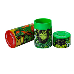 GORILLA ROLLING STARS Vacuum Sealed Press Down Plastic Storage Jar, Container Airtight Smell Proof Plastic Stash Jar, 6 Jars / Box