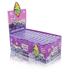 GORILLA ROLLING STARS Grape Flavored Rolling Paper with Rolling Tips, 1 1/4 Size Organic Rolling Papers, 50 PCS / Pack 24 Pack / Box