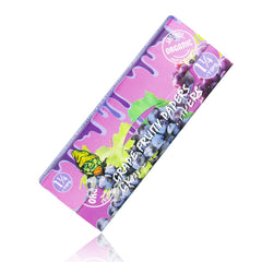 GORILLA ROLLING STARS Grape Flavored Rolling Paper with Rolling Tips, 1 1/4 Size Organic Rolling Papers, 50 PCS / Pack 24 Pack / Box