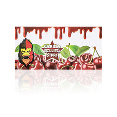 GORILLA ROLLING STARS Cherry Flavored Rolling Paper with Rolling Tips, 1 1/4 Size Organic Rolling Papers, 50 PCS / Pack 24 Pack / Box