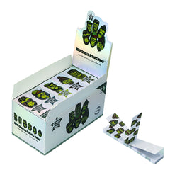 GORILLA ROLLING STARS 18 x 44 mm Mini Size Rolling Tips, Natural Organic Rolling White Tips, 50 Tips / Pack 25 Pack / Box