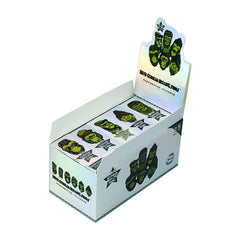 GORILLA ROLLING STARS 18 x 44 mm Mini Size Rolling Tips, Natural Organic Rolling White Tips, 50 Tips / Pack 25 Pack / Box
