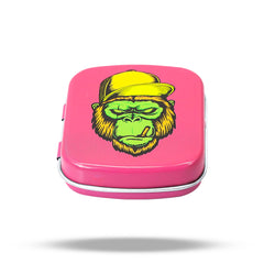 GORILLA ROLLING STARS Flip Smell Proof Metal Tin, 62 x 50 mm Metal Storage Case, Colorful Tinplate Storage Box, 48 PCS / Box