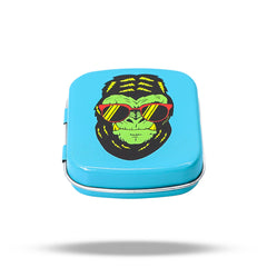 GORILLA ROLLING STARS Flip Smell Proof Metal Tin, 62 x 50 mm Metal Storage Case, Colorful Tinplate Storage Box, 48 PCS / Box