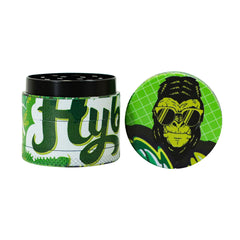 Gorilla Rolling Stars Green Zinc Alloy Tobacco Grinder, 4 Lay Ø 40 Metal Herb Grinder, Portable & Easy Clean Smoker Grinder, 6 PCS / Box