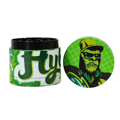 Gorilla Rolling Stars Green Zinc Alloy Tobacco Grinder, 4 Lay Ø 40 Metal Herb Grinder, Portable & Easy Clean Smoker Grinder, 6 PCS / Box