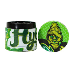 Gorilla Rolling Stars Green Zinc Alloy Tobacco Grinder, 4 Lay Ø 40 Metal Herb Grinder, Portable & Easy Clean Smoker Grinder, 6 PCS / Box