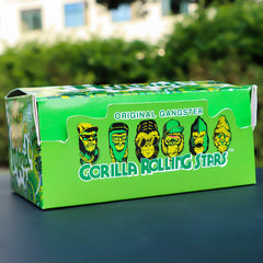 Gorilla Rolling Stars Green Zinc Alloy Tobacco Grinder, 4 Lay Ø 40 Metal Herb Grinder, Portable & Easy Clean Smoker Grinder, 6 PCS / Box