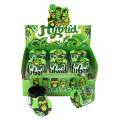 Gorilla Rolling Stars Green Zinc Alloy Tobacco Grinder, 4 Lay Ø 40 Metal Herb Grinder, Portable & Easy Clean Smoker Grinder, 6 PCS / Box