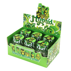 Gorilla Rolling Stars Green Zinc Alloy Tobacco Grinder, 4 Lay Ø 40 Metal Herb Grinder, Portable & Easy Clean Smoker Grinder, 6 PCS / Box