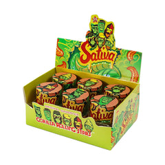 Gorilla Rolling Stars Yellow Zinc Alloy Tobacco Grinder, 4 Lay Ø 50 Metal Herb Grinder, Portable & Easy Clean Smoker Grinder, 6 PCS / Box