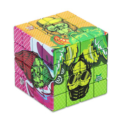 Gorilla Rolling Stars Cube Shape Biodegradable Plastic Tobacco Grinder, 4 Lay Ø 59 Plastic Herb Grinder, Portable & Easy Clean Smoker Grinder, 6 PCS / Box