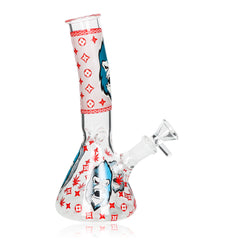 GORILLA ROLLING STARS Glass Bong Kit, Shatter Resistant & Portable Glass Bong, 114 mm Glass Cigarette Holder