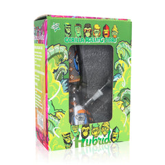 GORILLA ROLLING STARS Glass Bong Kit, Shatter Resistant & Portable Glass Bong, 114 mm Glass Cigarette Holder