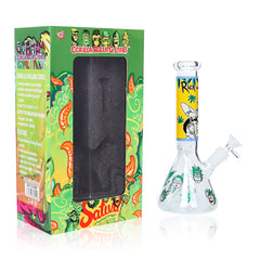 GORILLA ROLLING STARS Glass Bong Kit, Shatter Resistant & Portable Glass Bong, Glass Cigarette Holder