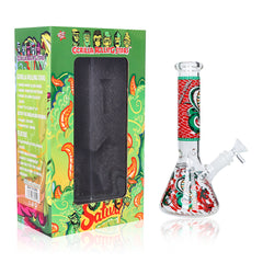 GORILLA ROLLING STARS Glass Bong Kit, Shatter Resistant & Portable Glass Bong, Glass Cigarette Holder