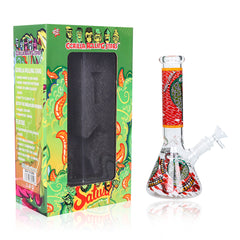 GORILLA ROLLING STARS Glass Bong Kit, Shatter Resistant & Portable Glass Bong, Glass Cigarette Holder