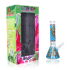 GORILLA ROLLING STARS Glass Bong Kit, Shatter Resistant & Portable Glass Bong, Glass Cigarette Holder