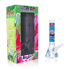 GORILLA ROLLING STARS Glass Bong Kit, Shatter Resistant & Portable Glass Bong, Glass Cigarette Holder