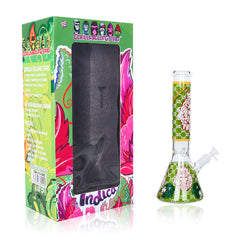 GORILLA ROLLING STARS Glass Bong Kit, Shatter Resistant & Portable Glass Bong, Glass Cigarette Holder